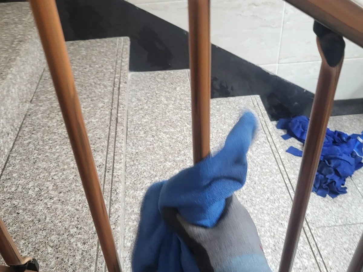 함안군 칠북면 빌라 난간·손잡이 위생청소 사례 - 행진크린